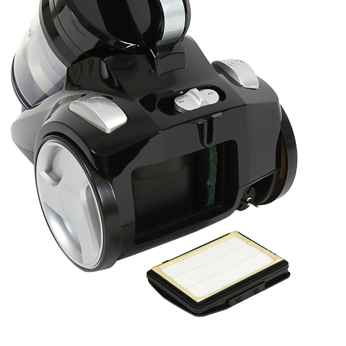 Пылесос Sakura SA-8309B, 2400 Вт, бесшумный, HEPA, черный