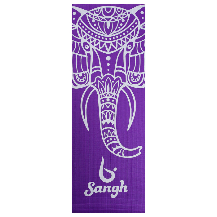 Коврик для йоги в чехле "Слон" 173х61х0,6 см