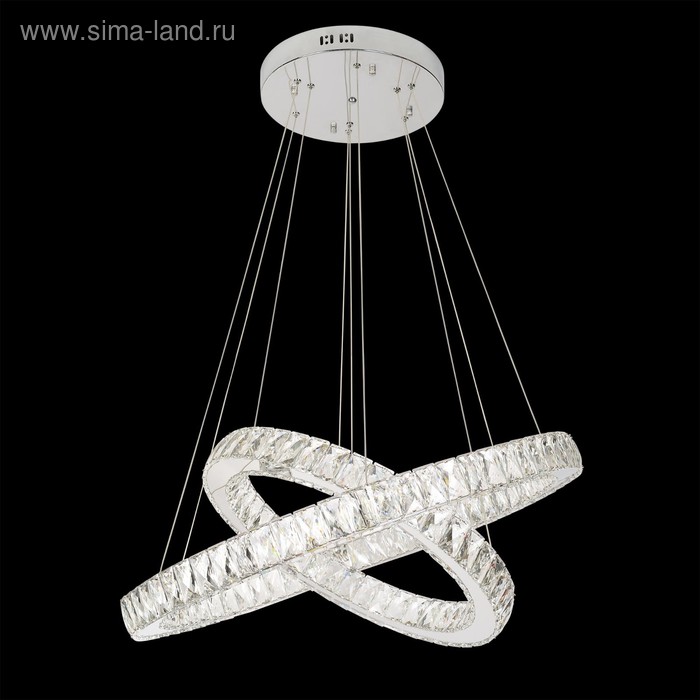 

Люстра Olimpia 120Вт LED хром 77x77x11см