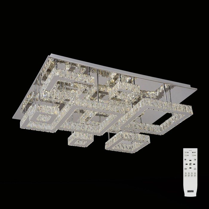 Люстра Cubista 130Вт LED хром 107x87x23,5см