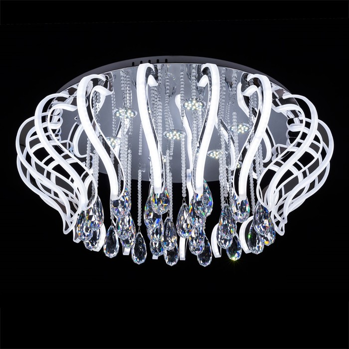 Люстра Krown 154Вт LED хром 88x87,5x36см