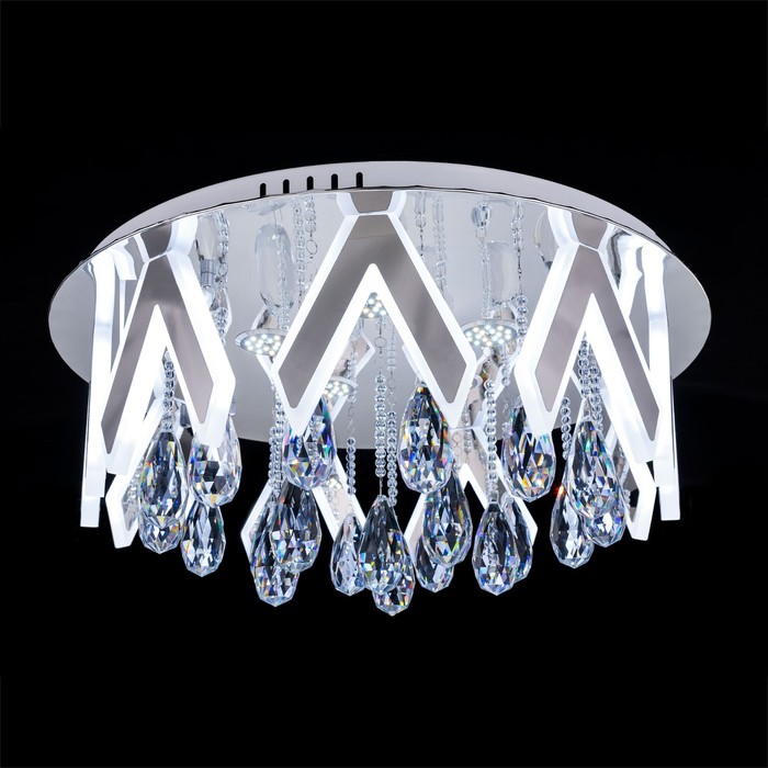 Люстра Maximus 87Вт LED хром 67x67x27см