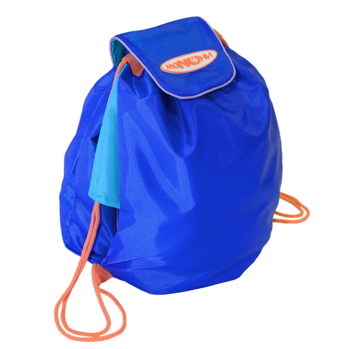 Рюкзак-мешок «Всёвлезайка», цвет василёк с голубым