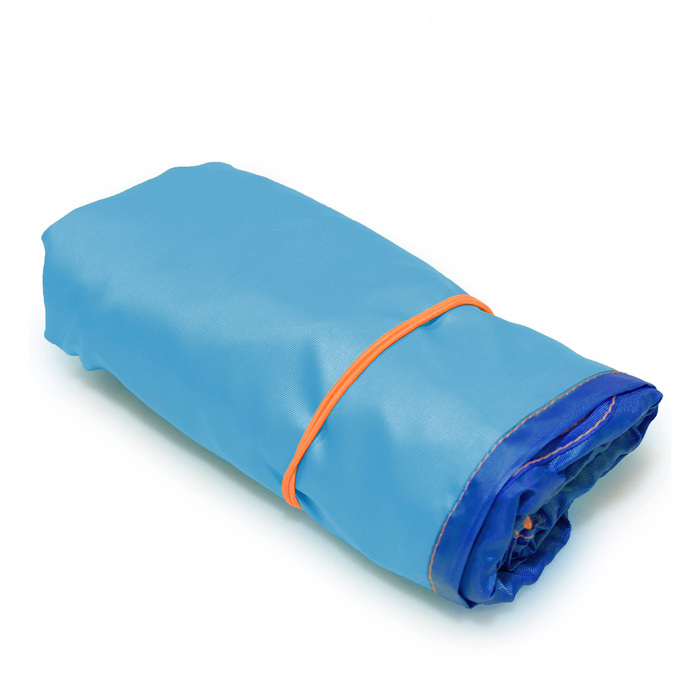 Рюкзак-мешок «Всёвлезайка», цвет василёк с голубым