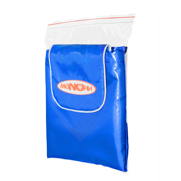 Рюкзак-мешок «Всёвлезайка», цвет василёк с голубым