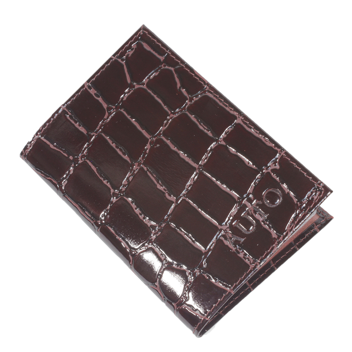 Обложка для автодокументов, цвет бордовый