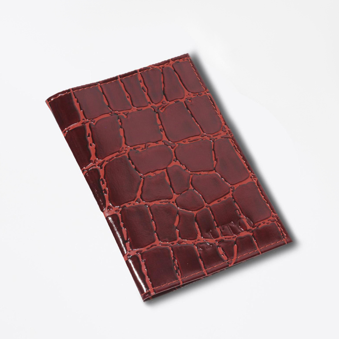 Обложка для автодокументов, цвет красный