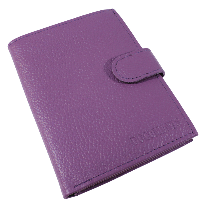 Обложка для автодокументов, отдел для паспорта, для купюр, цвет сиреневый
