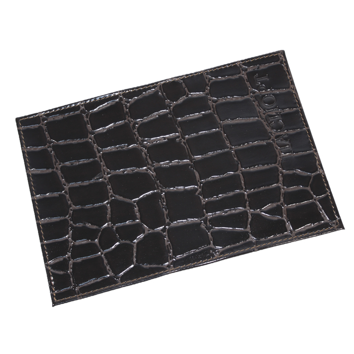 Обложка для паспорта, отдел для кредитных карт, цвет коричневый