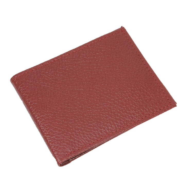 Портмоне женское, б/з, н/к, красный флотер Пр900-113