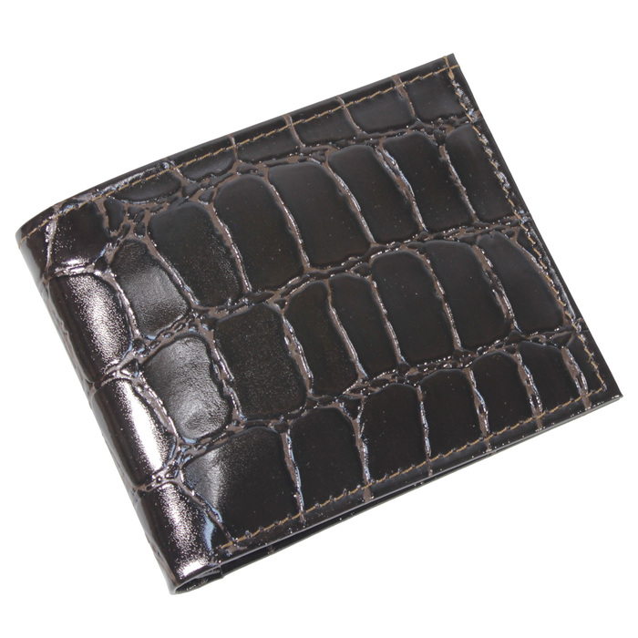 Портмоне женский, н/к, коричневый скат Пр902-99