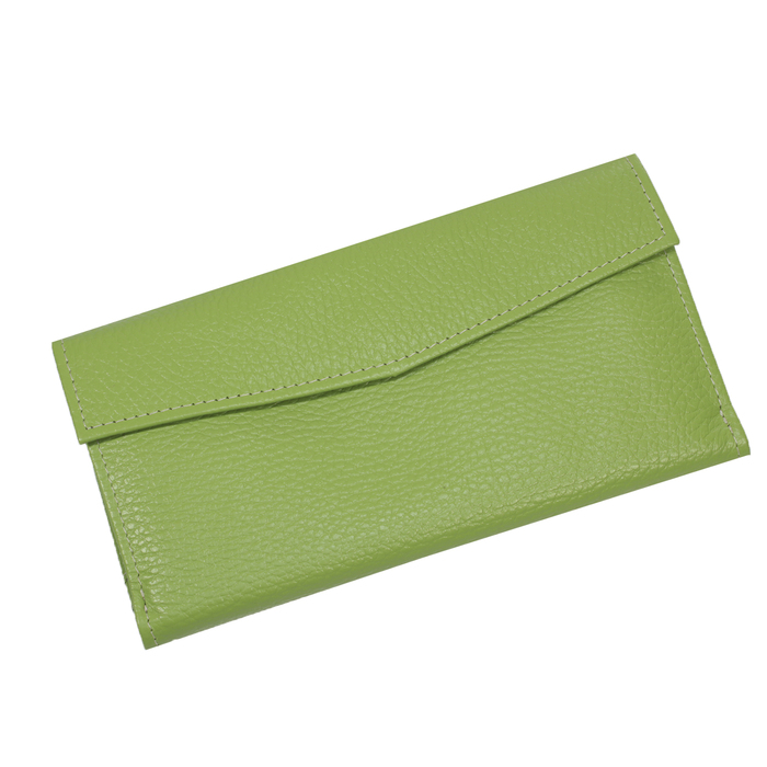 Кошелёк женский,кнопка, н/к, салат флотер Пр954-124