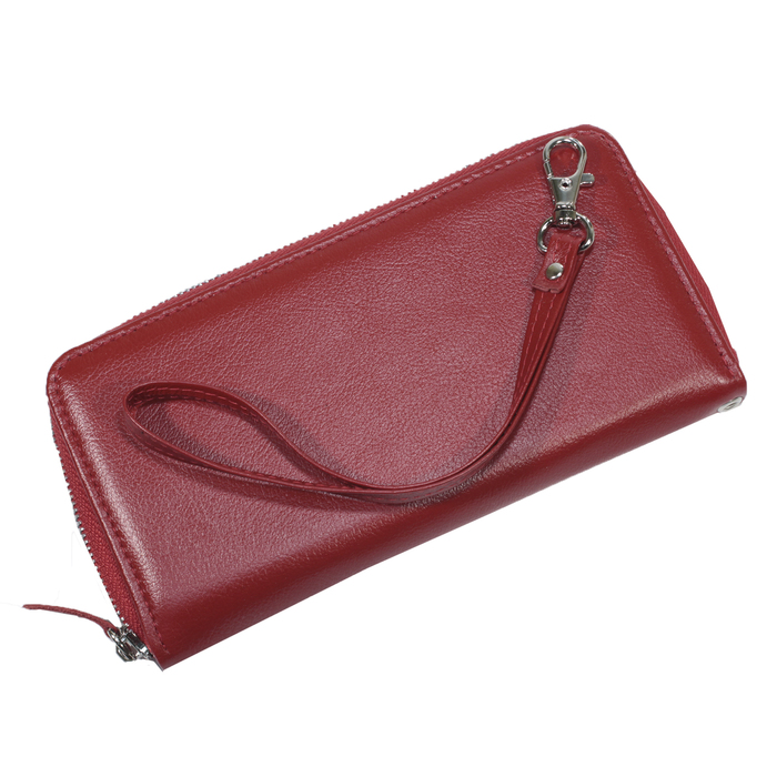 Кошелек женские кошельки,молния н/к, алый орфей Пр956-206