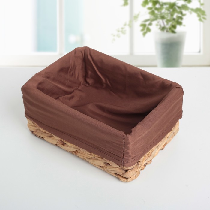 Корзина для хранения плетеная 26х19х12 см "Косы" большая