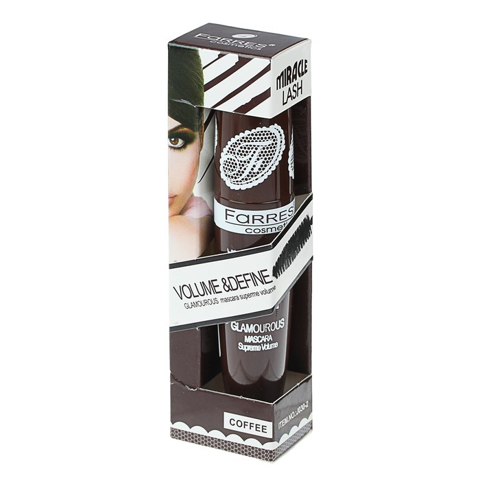 Тушь для ресниц Farres Volume&Define Coffee, 12 мл