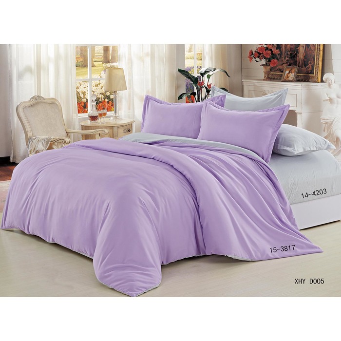 Постельное бельё 1,5сп арт 005 , 147х215см, 150х215см, 70х70см 2 шт, полисатин 85 г/м, пэ100%