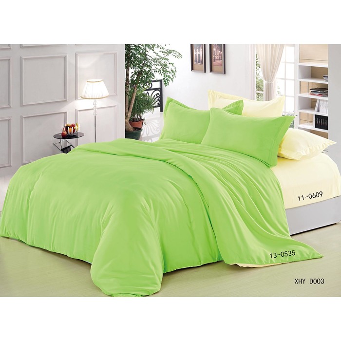 Постельное бельё 1,5сп арт 003 , 147х215см, 150х215см, 70х70см 2 шт, полисатин 85 г/м, пэ100%