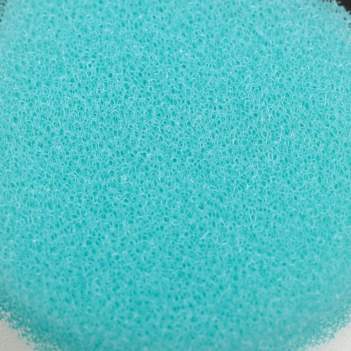 Губка для мытья посуды со скрабером 10х7,5х3 см "Капля"