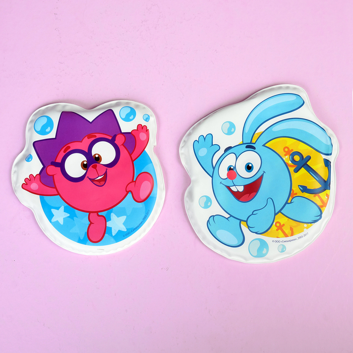 Игрушки для купания СМЕШАРИКИ "Крош и Ёжик" (набор 2 шт)