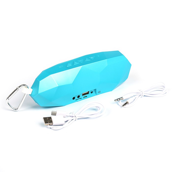 Портативная акустика Activ Q TWO, bluetooth/USB/microSD/AUX, аккумулятор 800 мАч, синяя