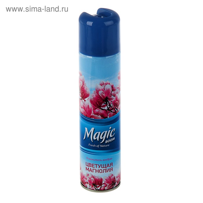Освежители воздуха  Сима-Ленд Освежитель воздуха Magic Boom Цветущая магнолия, 300 мл