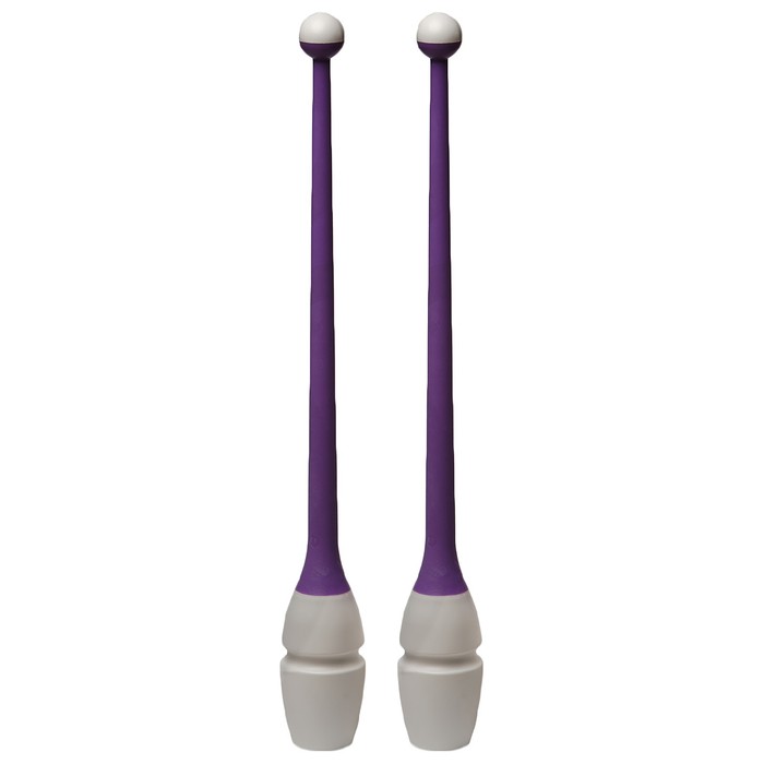 Булавы гимнастические CHACOTT 301505-0003-88 41 см 077 белый, пурпур