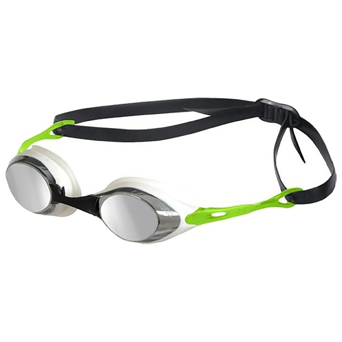 Очки для плавания ARENA Cobra Mirror, зеркальные линзы, белая оправа