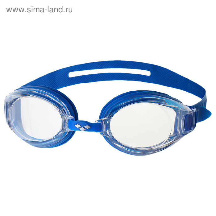 фото Очки для плавания arena zoom x-fit, арт.9240471, прозрачные линзы, регулируемая переносица, цвет синий