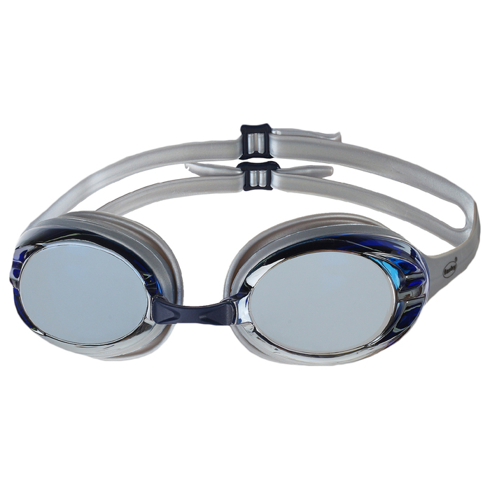 Очки для плав. "FASHY Power Mirror Pioneer", арт.4156-12, ЗЕРКАЛЬН. линзы, регул.перен.,зерк