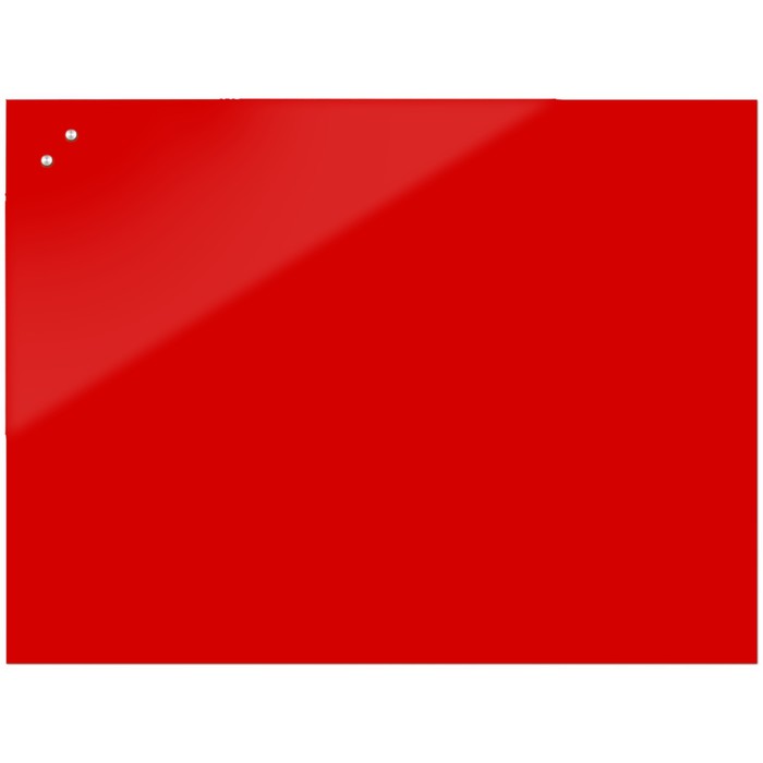 Доска магнитно-маркерная стеклянная 40*60 LUX, внутр крепл, цв алый S040060-032