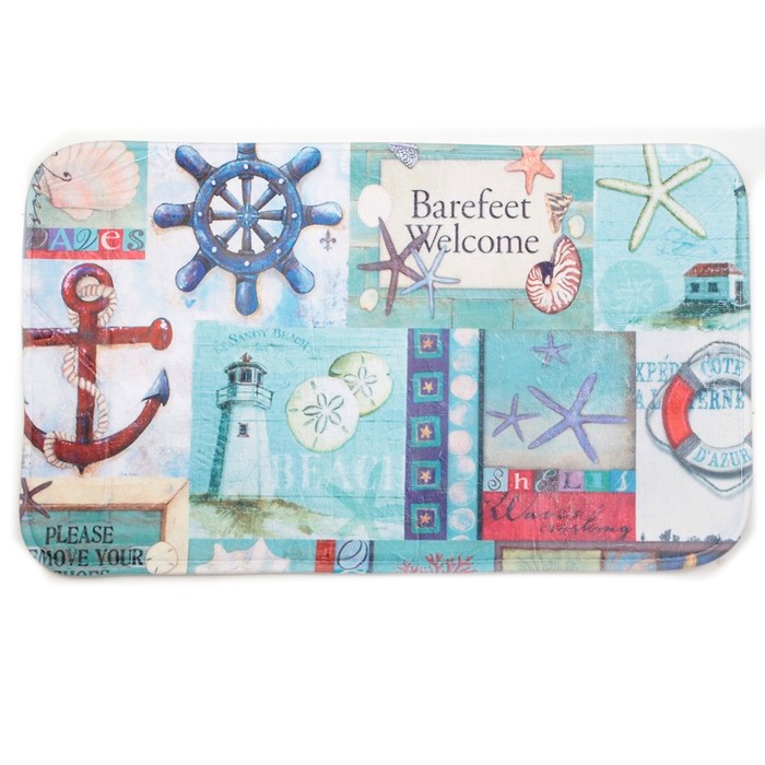 Коврик для ванной "Морской мир"