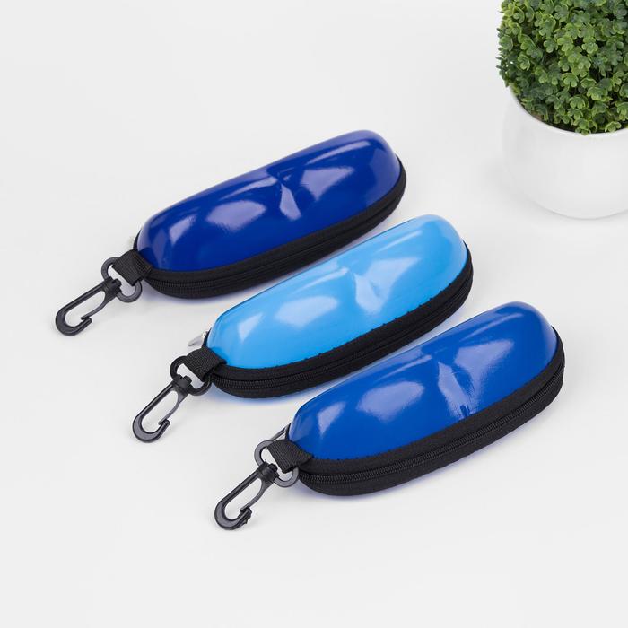 Футляр для очков "Непоседа", отдел на молнии, с карабином, цвет МИКС