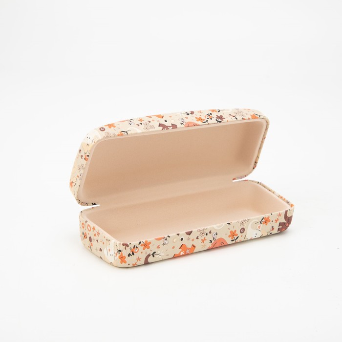 Футляр для очков "Слоник", 1 отдел, цвет бежевый