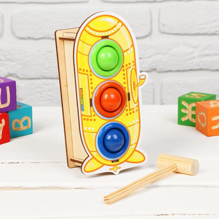 Стучалка-сортер "Подводная лодка", с молотком