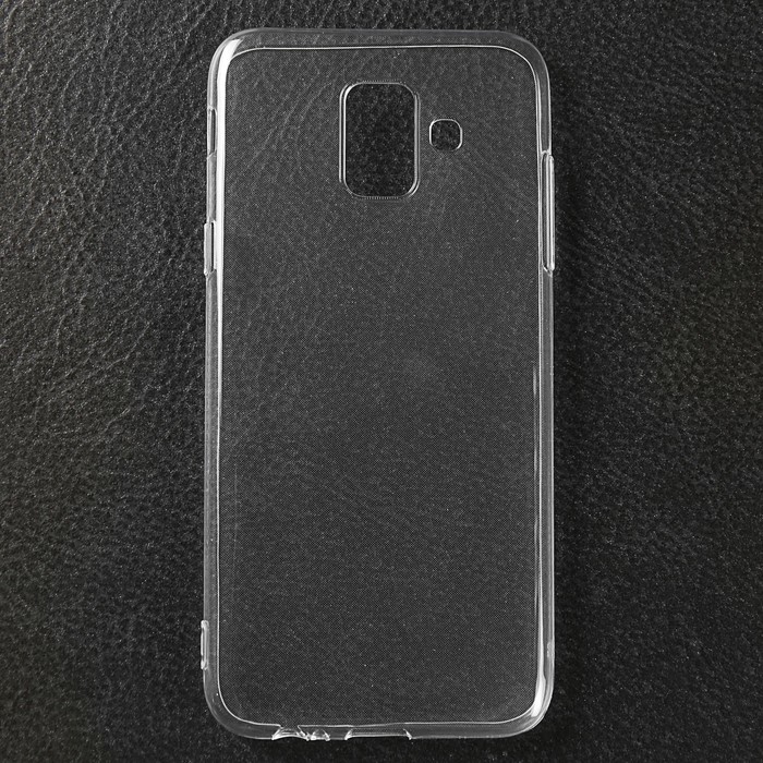 Чехол силиконовый супертонкий для Samsung Galaxy A6 (2018) DF sCase-60
