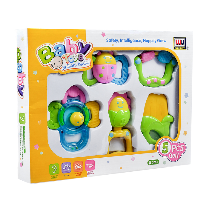 Набор погремушек № 3, 5 шт.