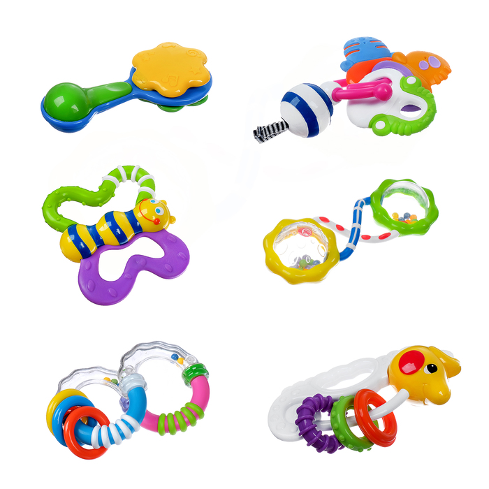 Набор погремушек № 2, 6 ш.