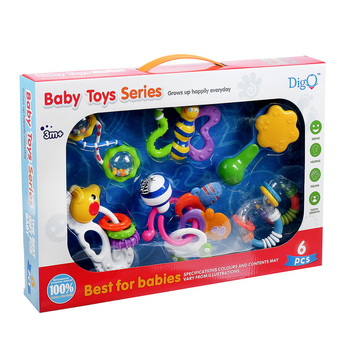 Набор погремушек № 2, 6 ш.