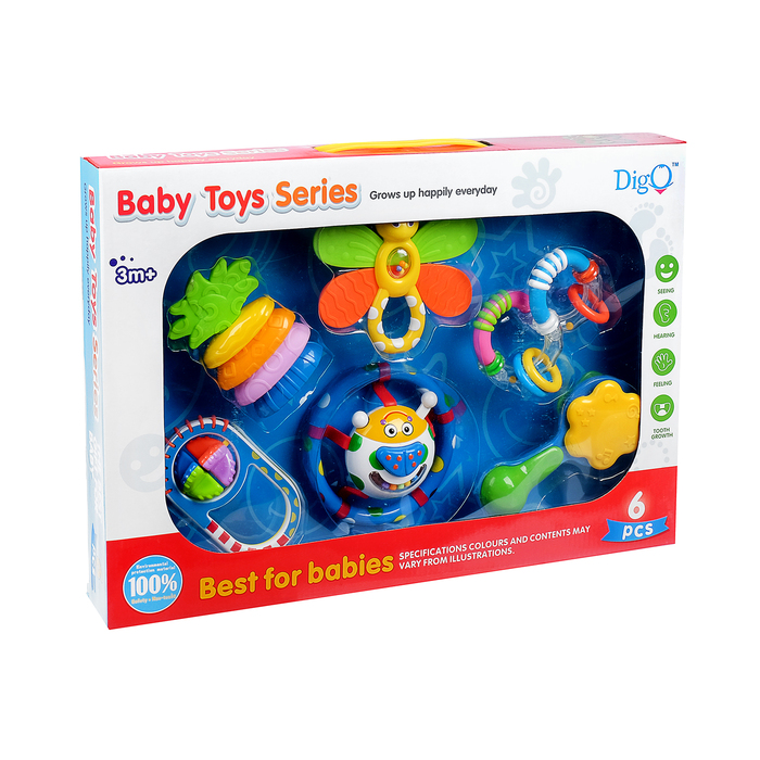 Набор погремушек № 1, 6 шт.