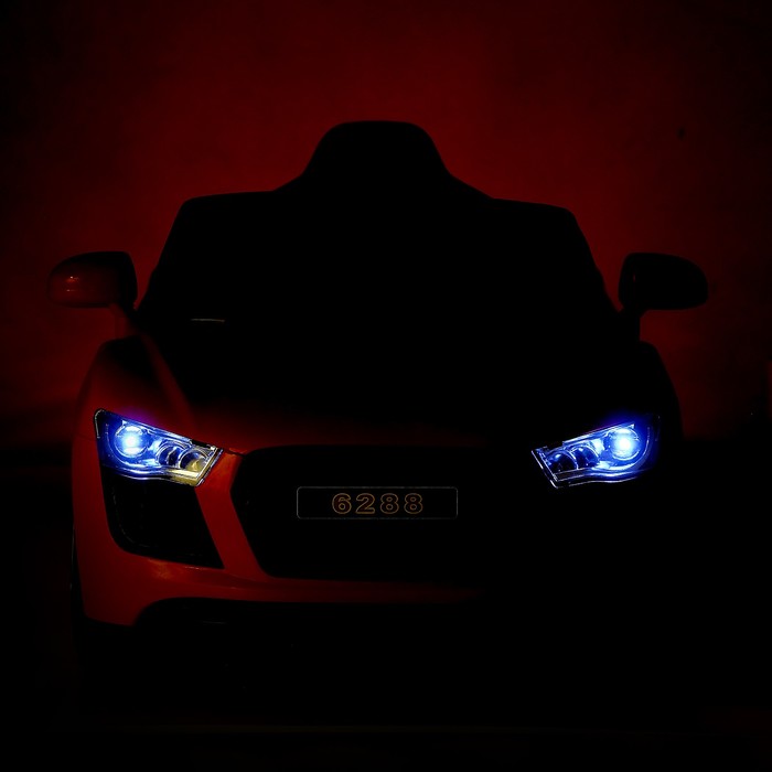 Электромобиль Spyder, с радиоуправлением, цвет красный