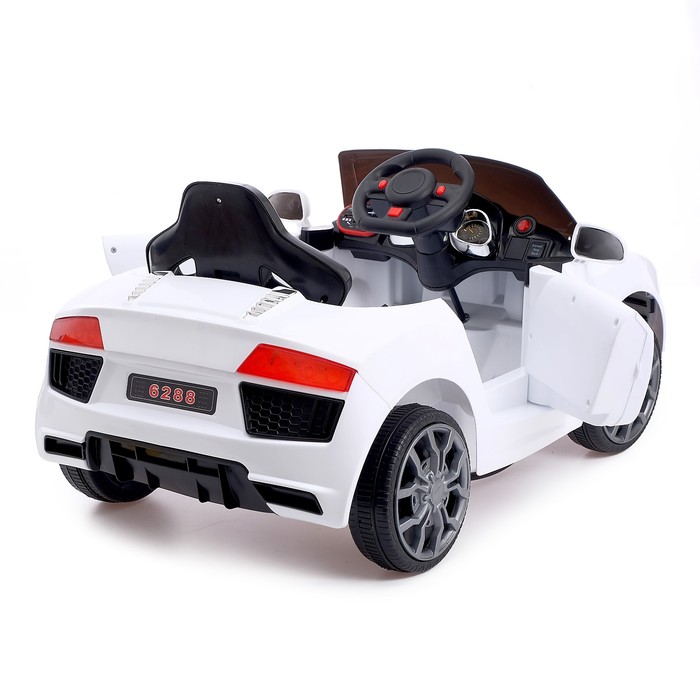Электромобиль Spyder, с радиоуправлением, цвет белый