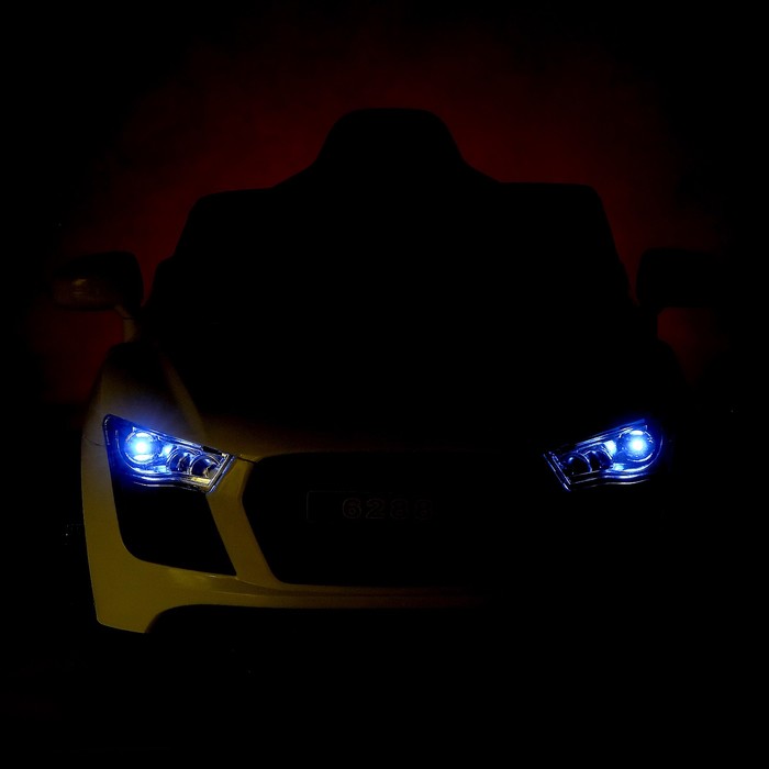 Электромобиль Spyder, с радиоуправлением, цвет белый