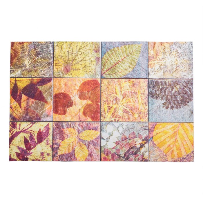 Коврик для дома "Осенний коллаж" 38х58 см