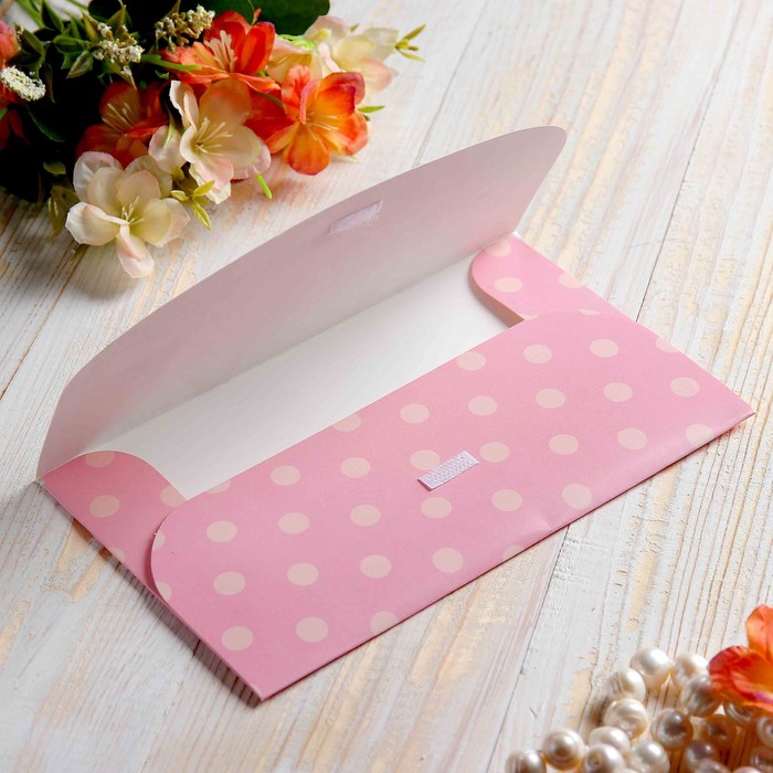 Конверт для денег "Универсальный" девушка с сумкой, ручная работа