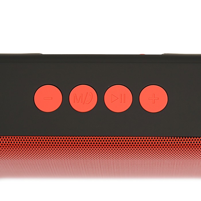 Портативная акустика Activ YCW HDY-555, bluetooth/USB/microSD, аккумулятор 1200 мАч, красная