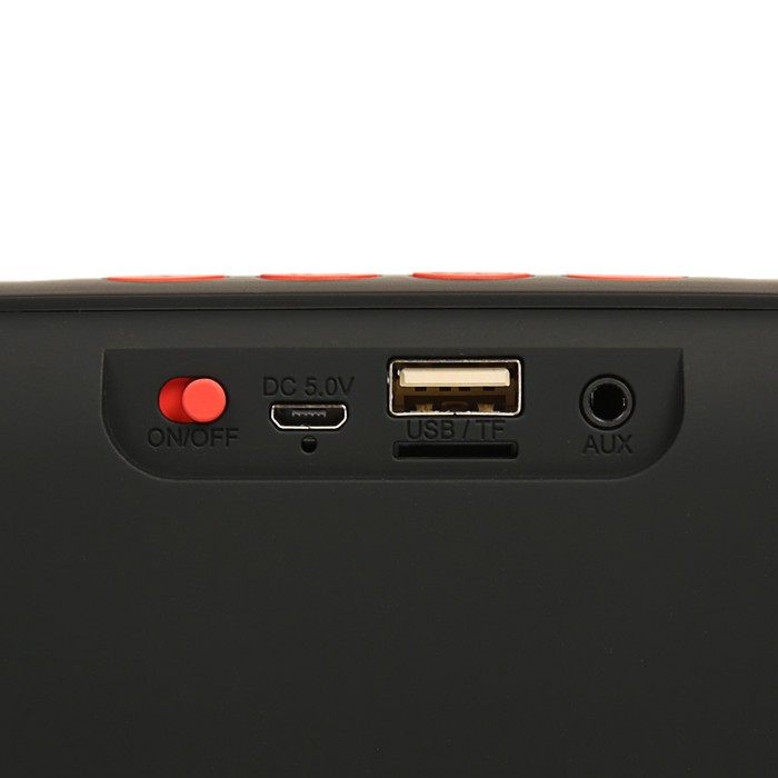 Портативная акустика Activ YCW HDY-555, bluetooth/USB/microSD, аккумулятор 1200 мАч, красная