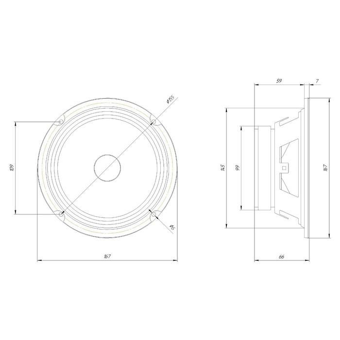 Акустическая система ORIS ELECTRONICS LS-6512, 16.5 см, 190 Вт