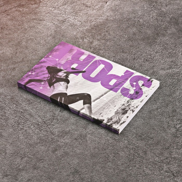 Набор "Треугольники", бутылка для воды 800 мл, повязка для волос 2шт., блокнот