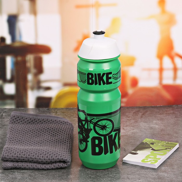 Набор "Bike", бутылка для воды 800 мл, полотенце, блокнот