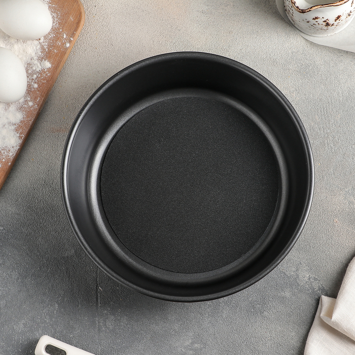 Форма для выпечки 23 см "Круг.Жаклин", со съемным дном, с антипригарным покрытием